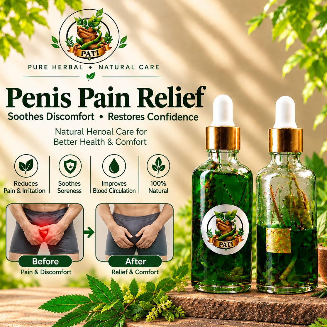 Pati Herbal Oil for Men's Intimate Pain Relief
