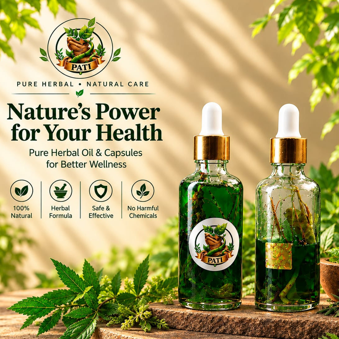 Pati Herbal Oil for Men's Sexual Wellness